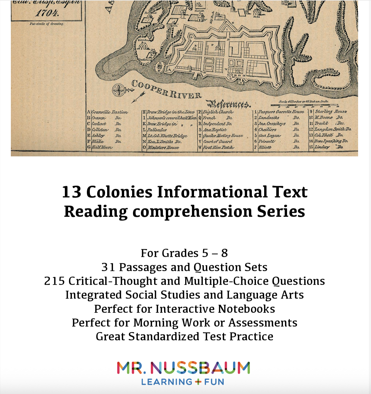 13 Colonies Reading Comprehension Bundle